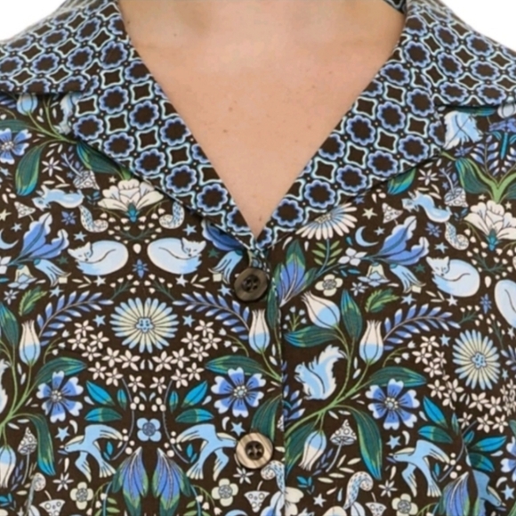 Women's Vera Bradley 2 Piece Pajama Set - Green - S - Picture 5 of 13